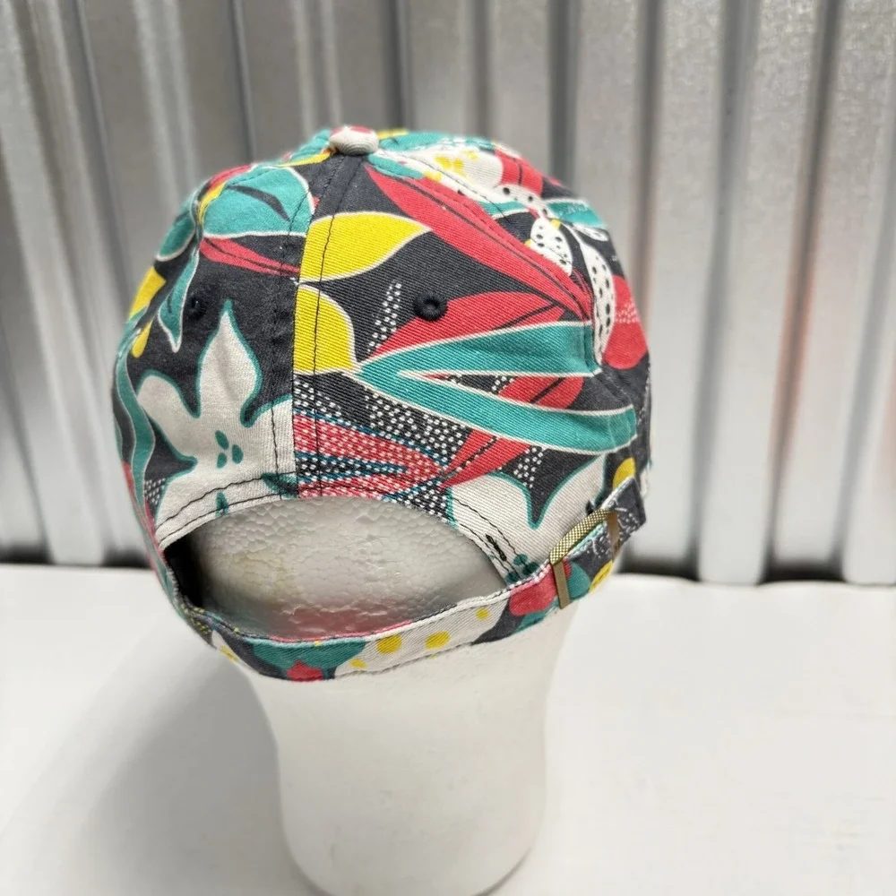 Women's '47 Charcoal Nebraska Huskers Plumeria Clean Up Adjustable Hat Hawaiian